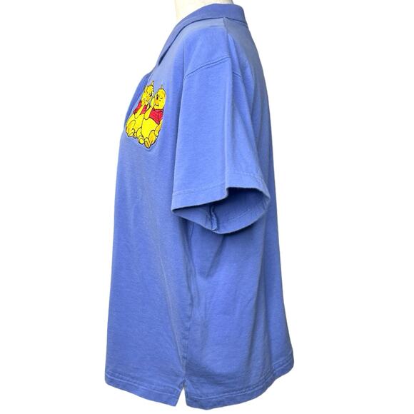 Vintage Disney Womens Size L Winnie the Pooh Embroidered Short Sleeve Polo Shirt - Picture 6 of 12